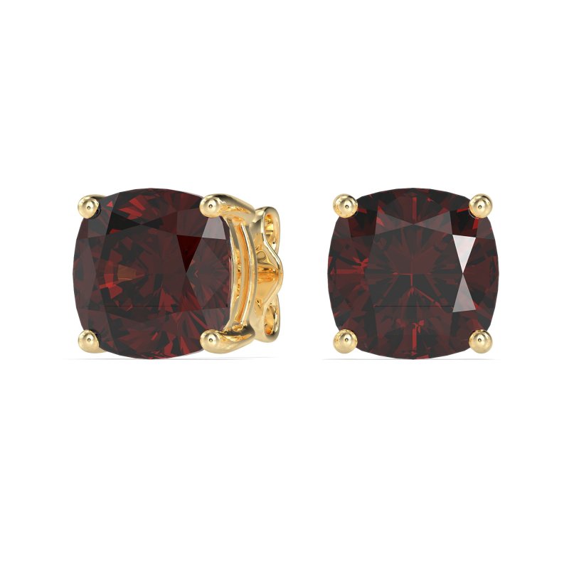8mm Cushion Cut Stud Earrings