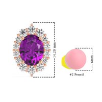Floral Halo Stud Earrings