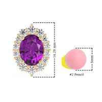 Floral Halo Stud Earrings