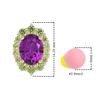 Floral Halo Stud Earrings