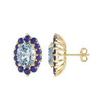 Floral Halo Stud Earrings