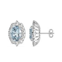 Floral Halo Stud Earrings
