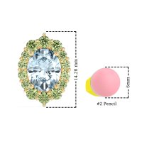 Floral Halo Stud Earrings