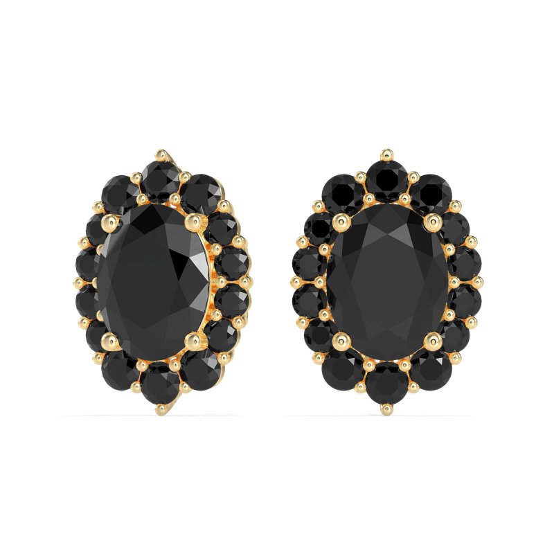 Floral Halo Stud Earrings