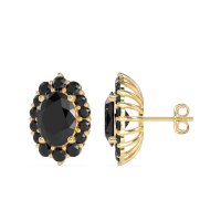Floral Halo Stud Earrings