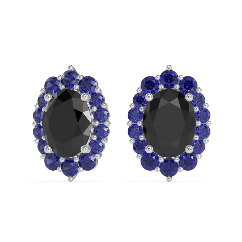 Floral Halo Stud Earrings