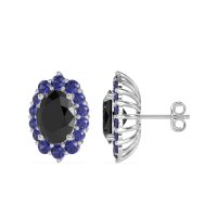 Floral Halo Stud Earrings
