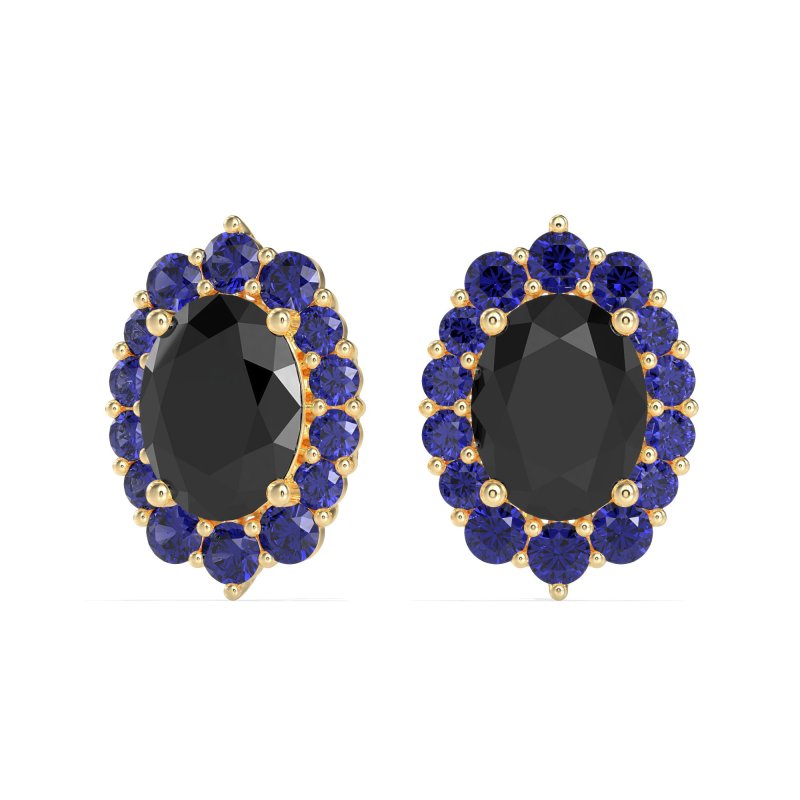 Floral Halo Stud Earrings