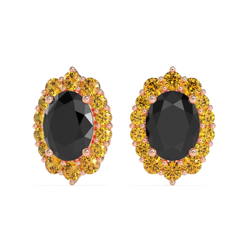Floral Halo Stud Earrings