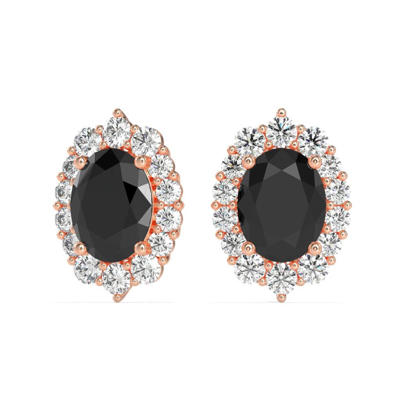 Floral Halo Stud Earrings