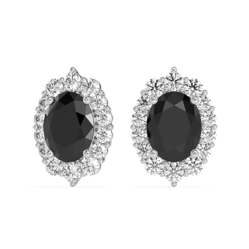 Floral Halo Stud Earrings