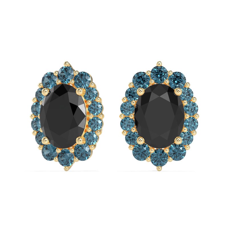 Floral Halo Stud Earrings