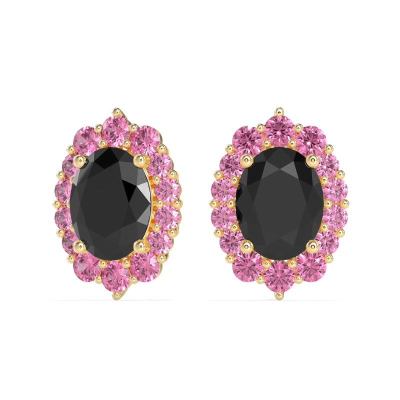 Floral Halo Stud Earrings