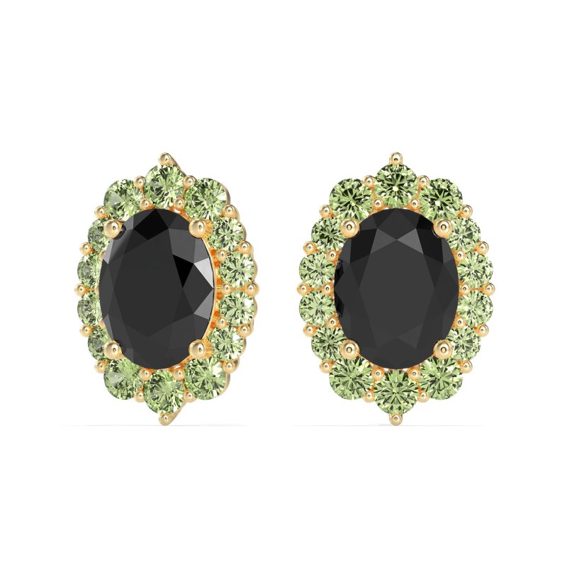 Floral Halo Stud Earrings