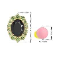 Floral Halo Stud Earrings