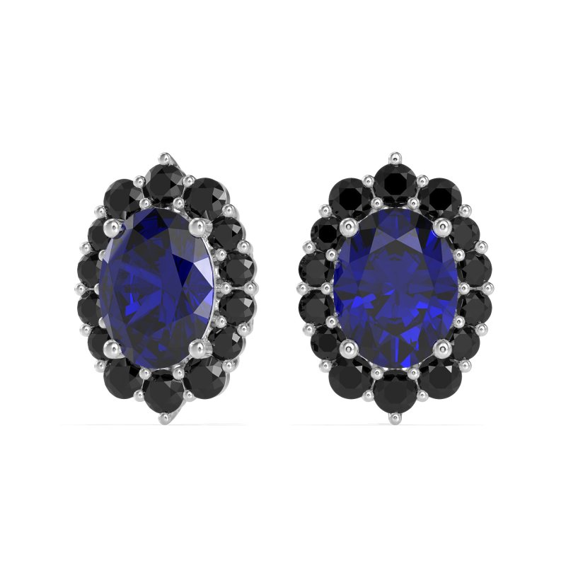 Floral Halo Stud Earrings