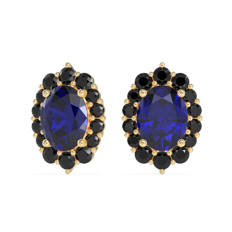 Floral Halo Stud Earrings