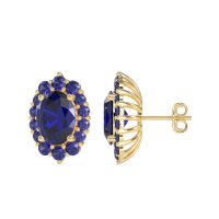 Floral Halo Stud Earrings