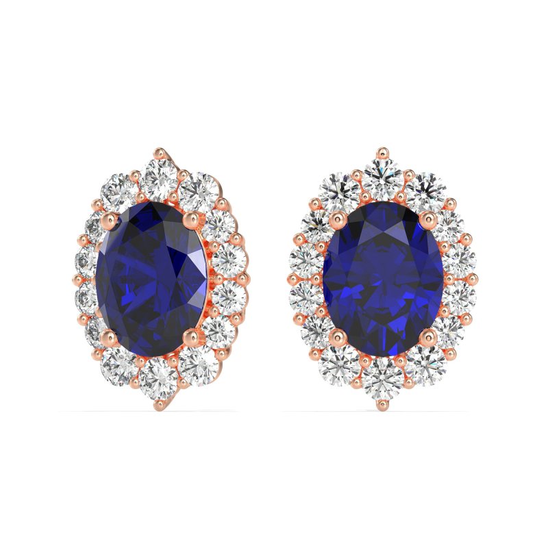 Floral Halo Stud Earrings