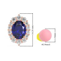 Floral Halo Stud Earrings