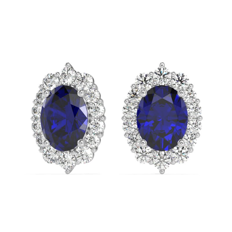 Floral Halo Stud Earrings