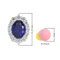 Floral Halo Stud Earrings