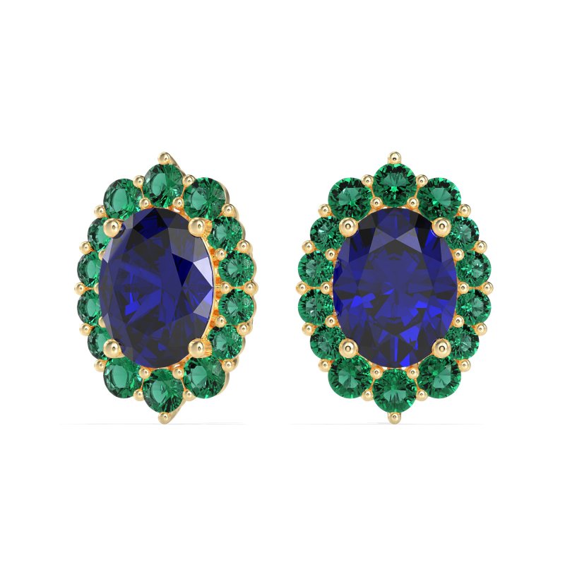 Floral Halo Stud Earrings
