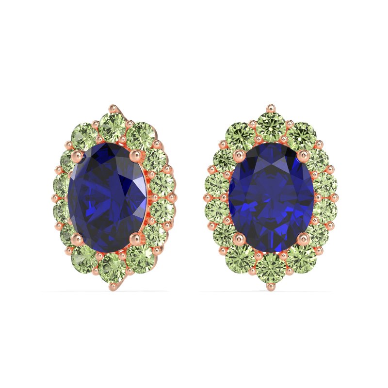 Floral Halo Stud Earrings