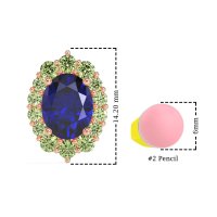 Floral Halo Stud Earrings