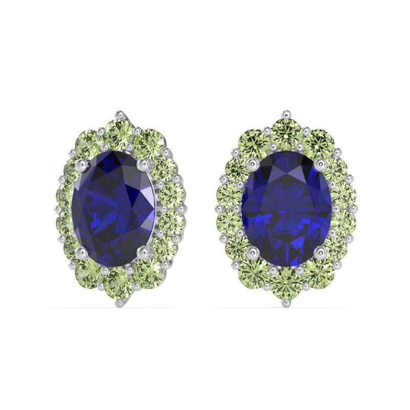 Floral Halo Stud Earrings