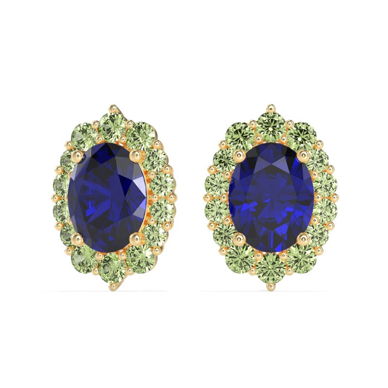 Floral Halo Stud Earrings