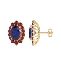 Floral Halo Stud Earrings