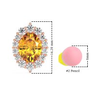 Floral Halo Stud Earrings