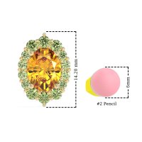 Floral Halo Stud Earrings