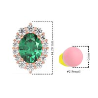 Floral Halo Stud Earrings