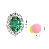 Floral Halo Stud Earrings