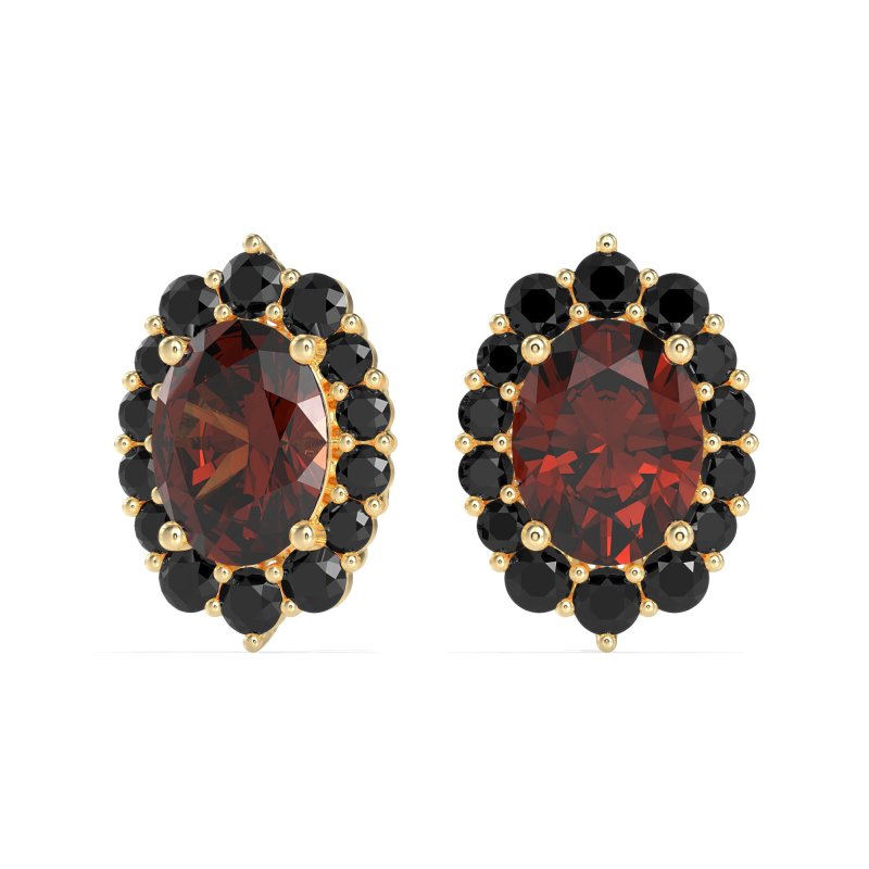 Floral Halo Stud Earrings