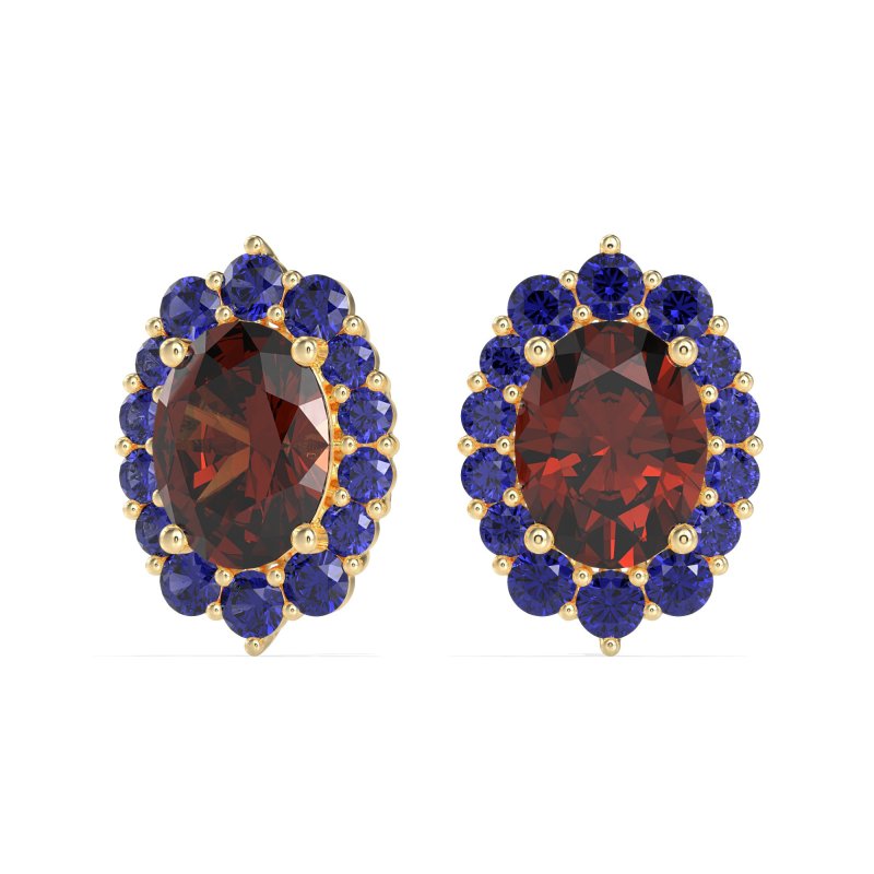 Floral Halo Stud Earrings