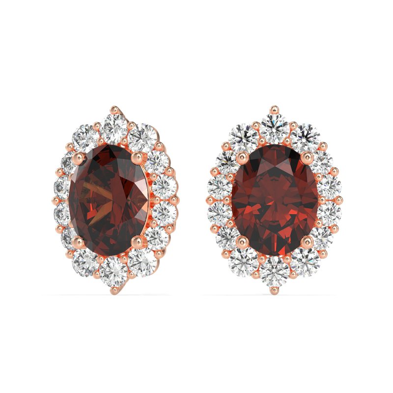 Floral Halo Stud Earrings