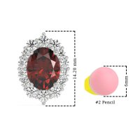 Floral Halo Stud Earrings