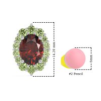 Floral Halo Stud Earrings