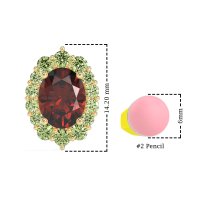 Floral Halo Stud Earrings