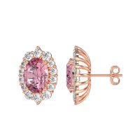 Floral Halo Stud Earrings