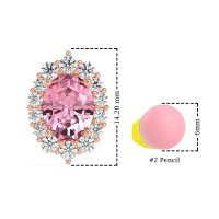 Floral Halo Stud Earrings