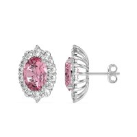 Floral Halo Stud Earrings