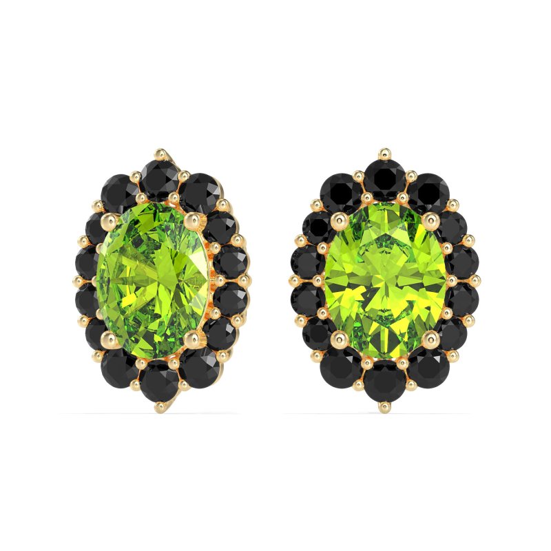 Floral Halo Stud Earrings