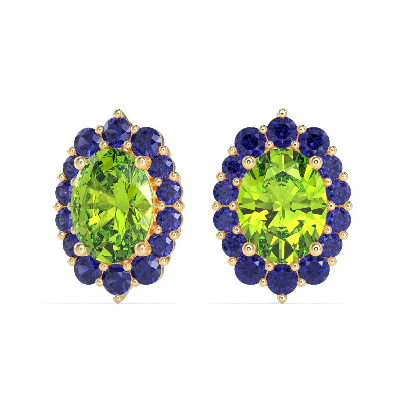 Floral Halo Stud Earrings