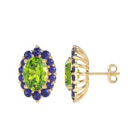 Floral Halo Stud Earrings