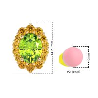 Floral Halo Stud Earrings