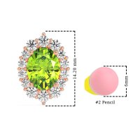 Floral Halo Stud Earrings